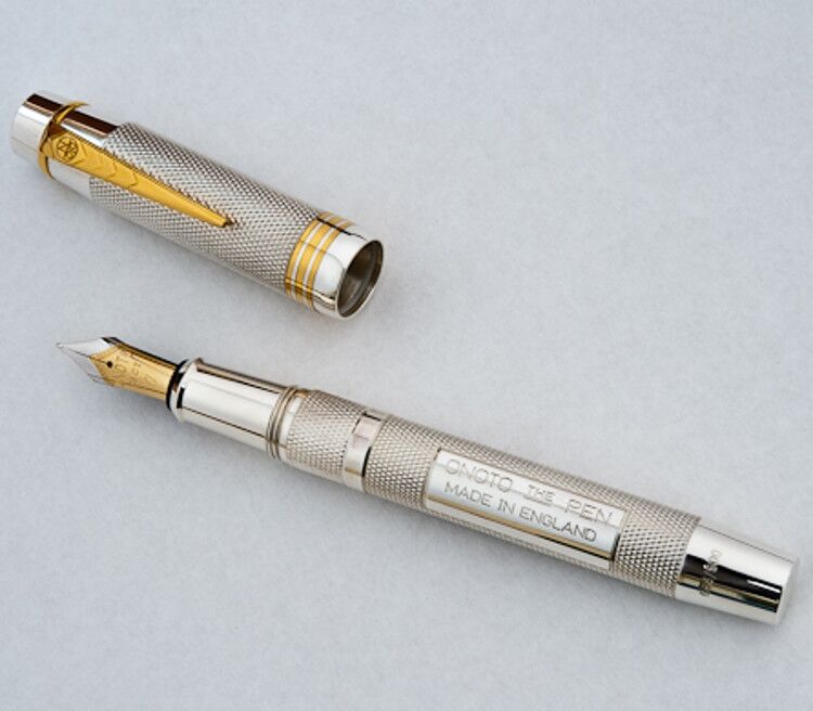 Onoto Fountain Pen Onoto Magna Classic Sterling Silver Fountain Pen