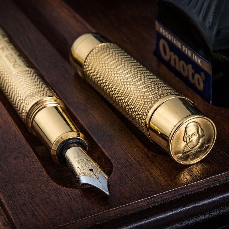 Onoto William Shakespeare Vermeil Fountain Pen